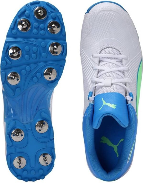 Spike 19.1 Cricket Shoes For Men(White)