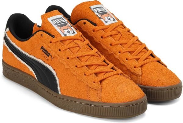 Suede THE SMURFS Sneakers For Men(Orange)