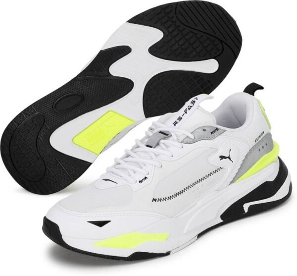 RS-Fast Limiter Neon Sneakers For Men(White)